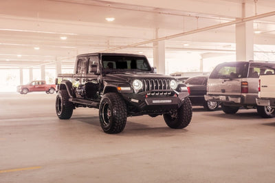 Road Armor 18-20 Jeep Wrangler JL Spartan Front Bumper Bolt-on w/Pre-Runner Guard - Tex Blk - Bumpers Grilles & Guards