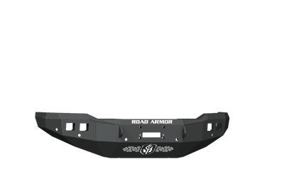Road Armor 19-20 Ram 2500 Stealth Front Winch Bumper w/6 Sensor Holes - Tex Blk - Bumpers Grilles & Guards