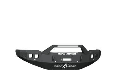 Road Armor 19-20 Ram 2500 Stealth Front Winch Bumper w/Pre-Runner Guard/6 Sensor Holes - Blk - Bumpers Grilles & Guards