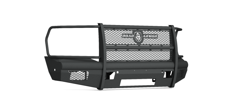 Road Armor 19-20 Ram 2500 Vaquero Front Bumper Full Guard 6 Sensor - Tex Blk - Bumpers Grilles & Guards