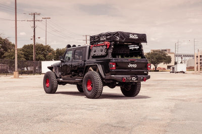 Road Armor 2020 Jeep Gladiator JT Stealth Rear Winch Bumper (for 9500lb Remote Winch) - Tex Blk - Bumpers Grilles &