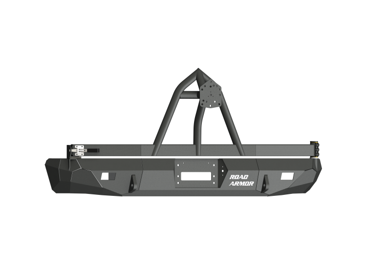 Road Armor 99-07 Ford Excursion Stealth Rear Winch Bumper w/Tire Carrier - Tex Blk - Bumpers Grilles & Guards