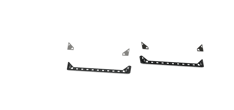 Road Armor TRECK Dual Lower 5ft Bed Mid-Size Truck Rail Mounts (Pair) - Accessories