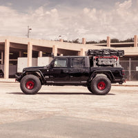 Road Armor Universal 5ft Bed TRECK Adj Rack - Tex Blk (w/o Brackets) - Truck Accessories