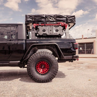 Road Armor Universal 5ft Bed TRECK Adj Rack - Tex Blk (w/o Brackets) - Truck Accessories
