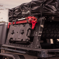 Road Armor Universal 5ft Bed TRECK Adj Rack - Tex Blk (w/o Brackets) - Truck Accessories