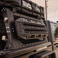 Road Armor Universal 5ft Bed TRECK Adj Rack - Tex Blk (w/o Brackets) - Truck Accessories