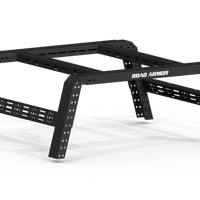 Road Armor Universal 5ft Bed TRECK Adj Rack - Tex Blk (w/o Brackets) - Truck Accessories