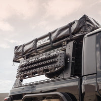 Road Armor Universal 5ft Bed TRECK Adj Rack - Tex Blk (w/o Brackets) - Truck Accessories