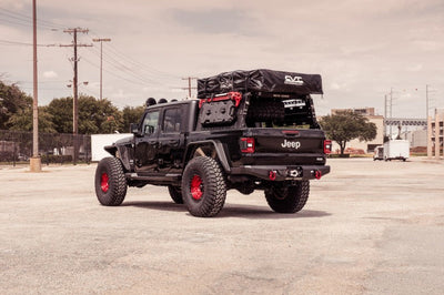 Road Armor Universal 5ft Bed TRECK Adj Rack - Tex Blk (w/o Brackets) - Truck Accessories