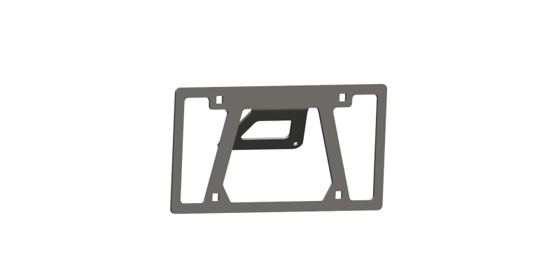 Road Armor Universal Front License Plate Mount- Tex Blk - Exterior Styling