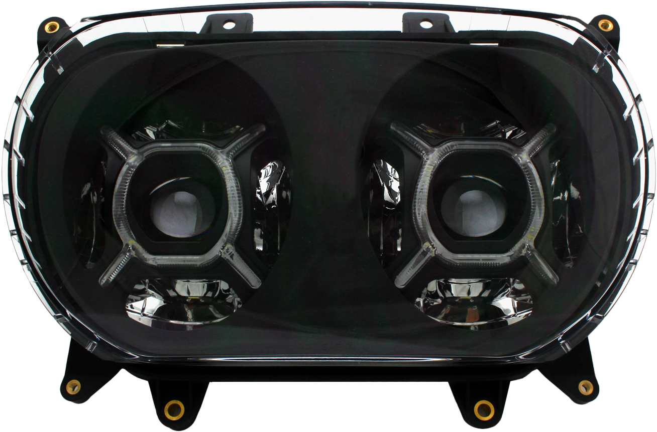 CYRON Road Glide Headlights `15 22 Black