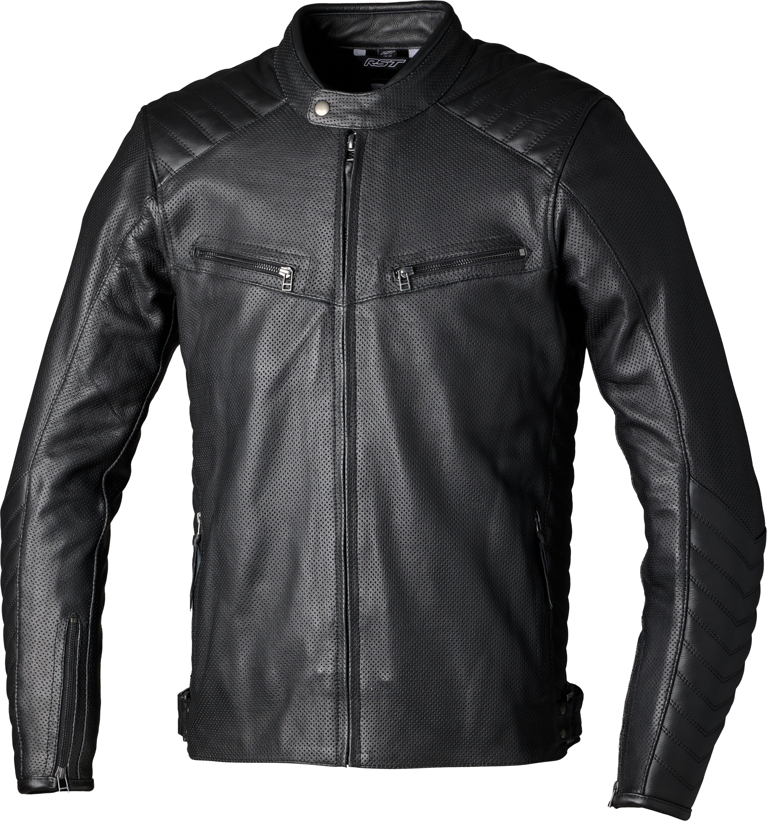 Rst Roadster Air Ce Jacket Brown Leather 4xl - Black / Small