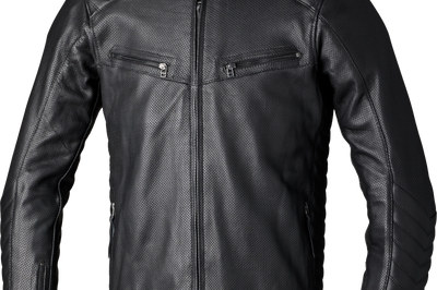 Rst Roadster Air Ce Jacket Brown Leather 4xl - Black / Small