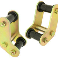 RockJock Boomerang YJ Leaf Spring Shackles Rear w/ Urethane Bushings For Pro Comp Springs - Suspension