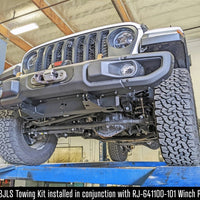 RockJock JL/JT Tow Bar Mounting Kit Steel Bumper - Bumpers Grilles & Guards