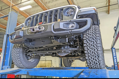 RockJock JL/JT Tow Bar Mounting Kit Steel Bumper - Bumpers Grilles & Guards