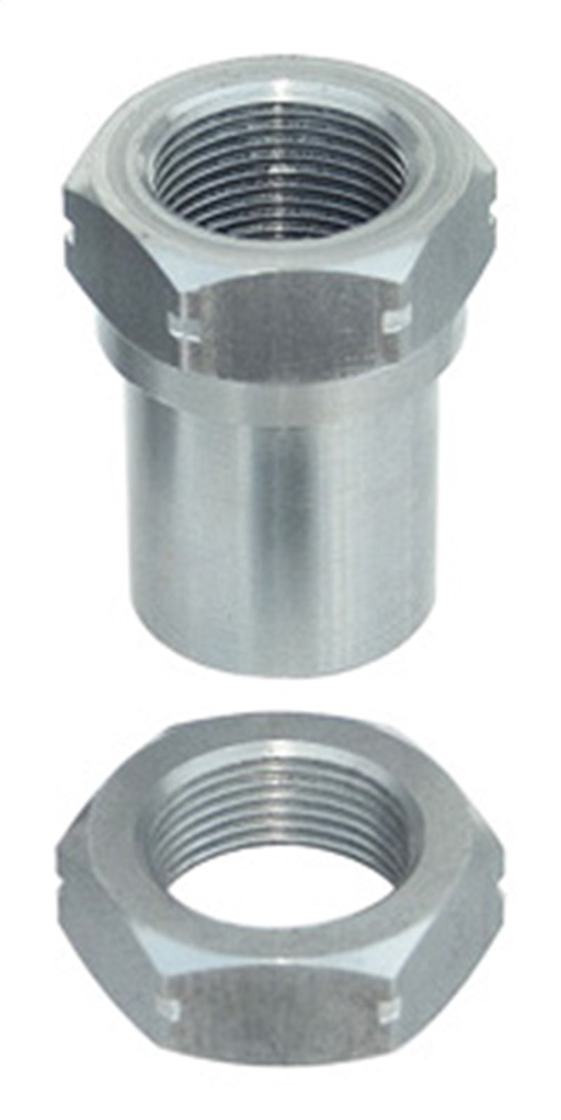 RockJock Threaded Bung With Jam Nut 1 1/4in-12 LH Thread Set - Fabrication