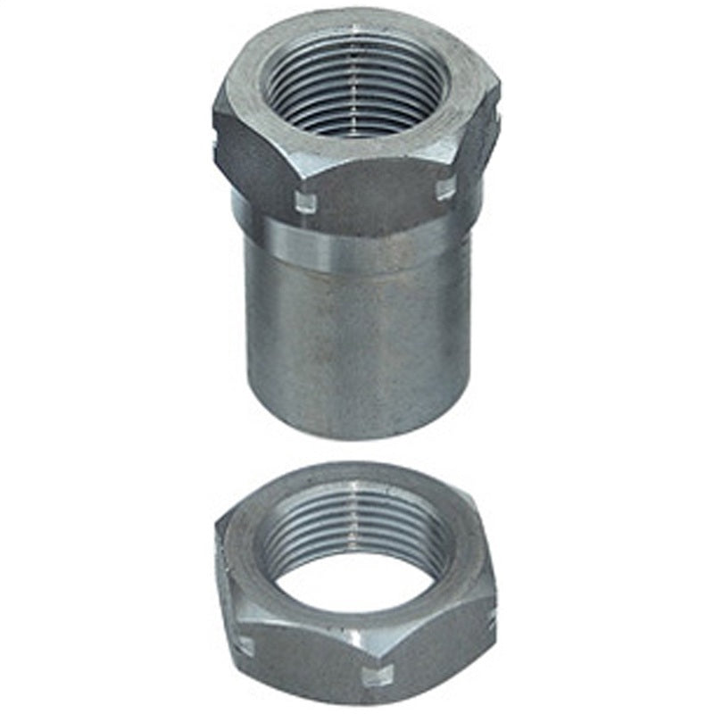 RockJock Threaded Bung With Jam Nut 1in-14 LH Thread Set - Fabrication