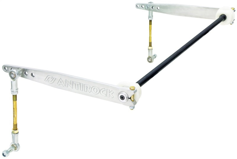 RockJock TJ/LJ Antirock Sway Bar Kit Front Bolt-On Aluminum Arms - Suspension