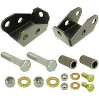 RockJock TJ/LJ Shock Mount Extensions Rear Lower w/ Hardware Pair - Suspension
