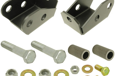 RockJock TJ/LJ Shock Mount Extensions Rear Lower w/ Hardware Pair - Suspension