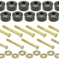 RockJock TJ/LJ/YJ Body Lift Kit 1in w/ Hardware - Suspension