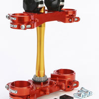 Xtrig Rocs Tech Clamp Set Black Husky 22mm - Red - Offroad Collection