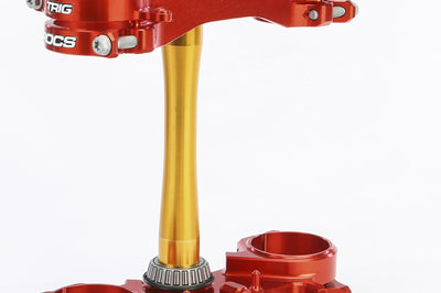 Xtrig Rocs Tech Clamp Set Black Husky 22mm - Red - Offroad Collection