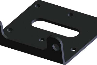 Kfi Roller Fairlead Mount Plate Warn Vrx/axon - Atv Performance Products