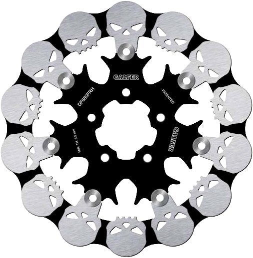 Galfer Rotor 11.5’’ Floating Skull Fr Black - Harddrive Products