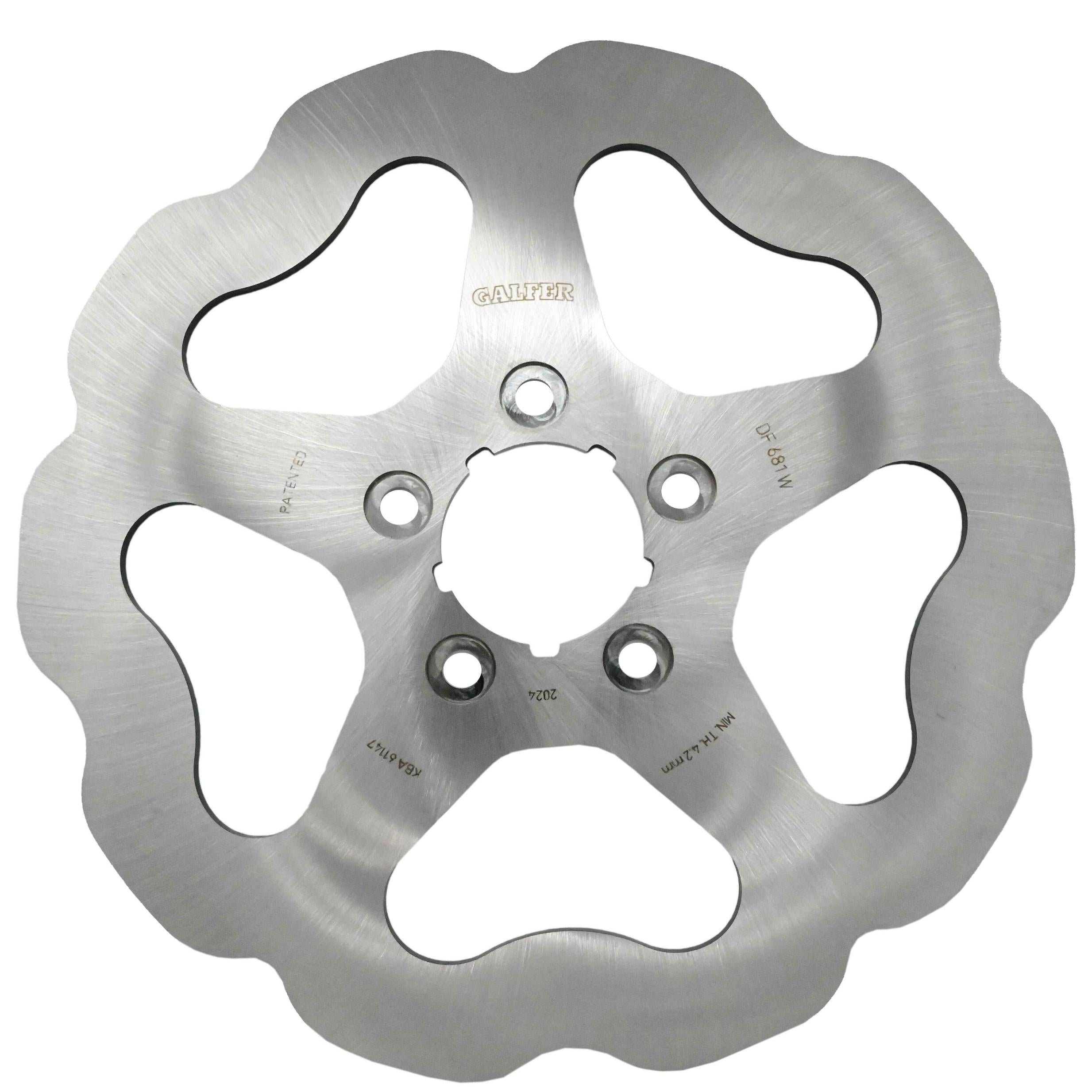 Galfer Rotor 11.5’’ Solid Wave Rr Stainless 2.22’’ Inner Bore - Harddrive Products