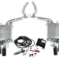 Roush ROUSH 2015-2017 Ford Mustang ACTIVE Exhaust Upgrade Kit (Requires ACTIVE-READY Exhuast Kit) - Mufflers & Tips