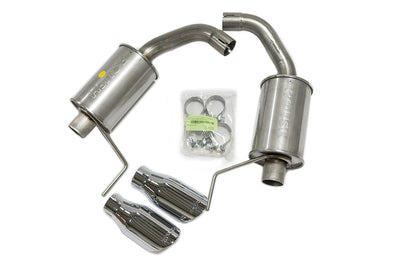 Roush ROUSH 2015-2019 Ford Mustang 3.7L/2.3L V6/I4 Exhaust Kit w/ Round Tips - Mufflers &