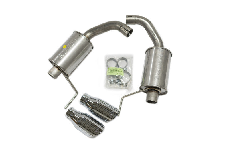 Roush ROUSH 2015-2019 Ford Mustang 3.7L/2.3L V6/I4 Exhaust Kit w/ Round Tips - Mufflers &