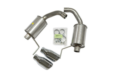 Roush ROUSH 2015-2019 Ford Mustang 3.7L/2.3L V6/I4 Exhaust Kit w/ Round Tips - Mufflers &