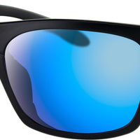 Bobster Route Sunglasses Mt Gry Tort W/pur Hd/light Blue Revo Mir - Matte Black - Harddrive Products