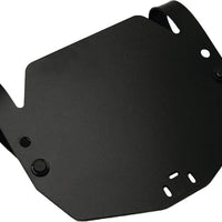 Rox S/m Front Number Plate Blk - Snowmobile Collection