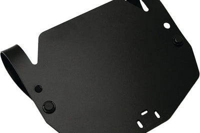 Rox S/m Front Number Plate Blk - Snowmobile Collection