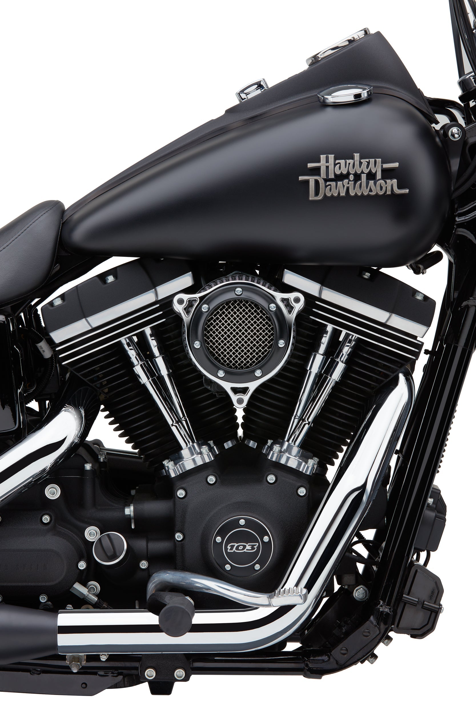 COBRA Rpt Air Intake System Black / Chrome Flh/Flt 08 16