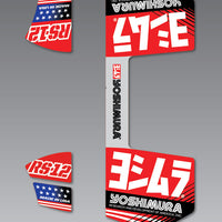 YOSHIMURA Rs 12 Muffler Decal Set