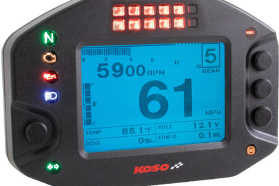 Koso Rs-2 Multifunction Meter And Data Recorder - Street Collection