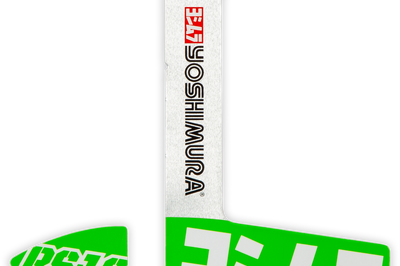 YOSHIMURA Rs12 Muffler Decals Green