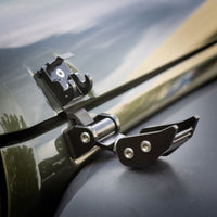 Rugged Ridge 07-18 Jeep Wrangler JK Black Hood Catches - Fabrication