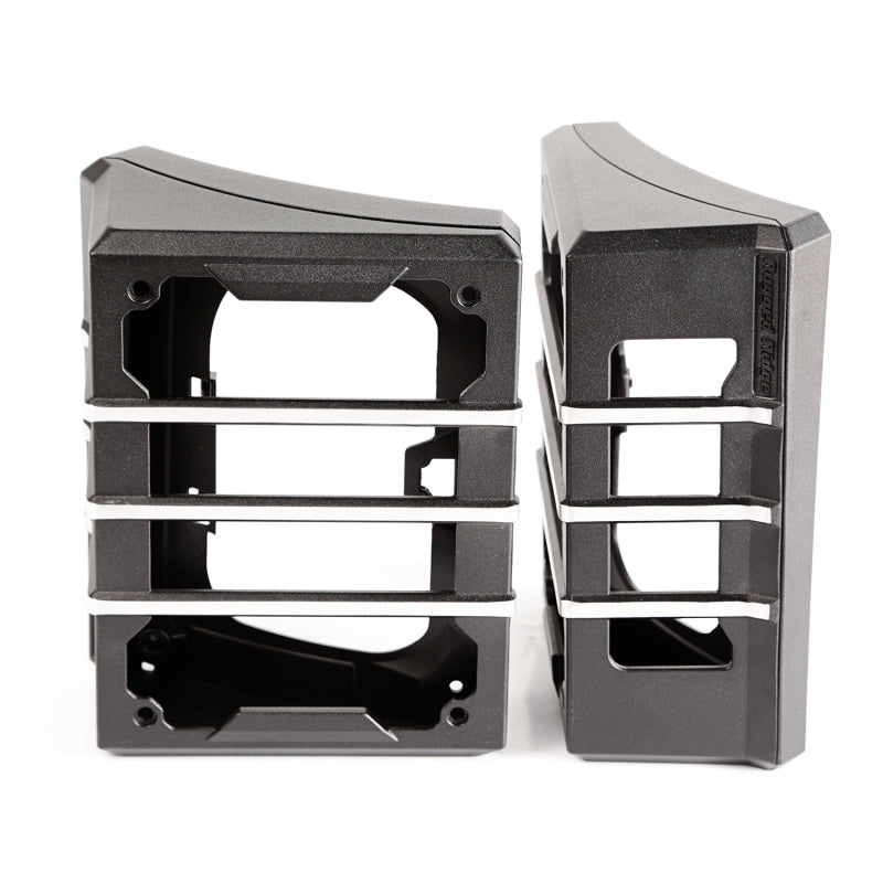 Rugged Ridge 07-18 Jeep Wrangler JK Brushed Black Elite Tail Light Guards - Lights