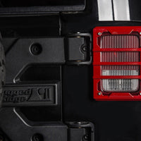 Rugged Ridge 07-18 Jeep Wrangler JK Red Elite Tail Light Guards - Lights