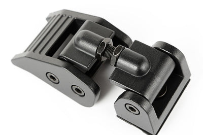 Rugged Ridge 07-18 Jeep Wrangler JK Textured Black Hood Catches - Fabrication