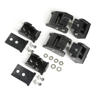 Rugged Ridge 07-18 Jeep Wrangler JK Textured Black Hood Catches - Fabrication