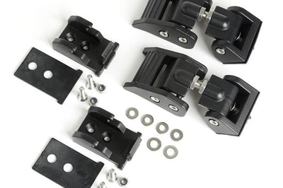 Rugged Ridge 07-18 Jeep Wrangler JK Textured Black Hood Catches - Fabrication