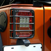 Rugged Ridge 07-18 Jeep Wrangler Textured Black Tail Light Euro Guards - Lights